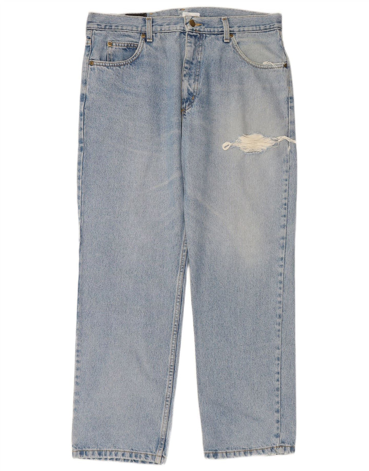 Jeans dritti da uomo LEE W36 L30 in cotone blu