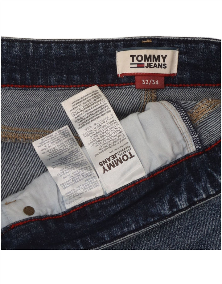 Jeans slim da uomo Tommy Hilfiger W32 L31 cotone blu