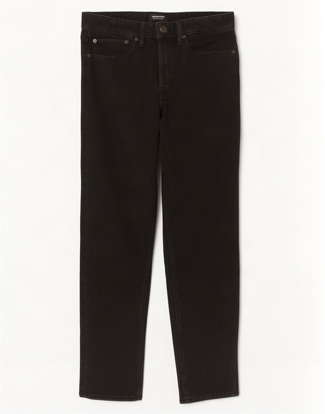 Jeans dritti da uomo Jack & Jones W32 L32 cotone nero