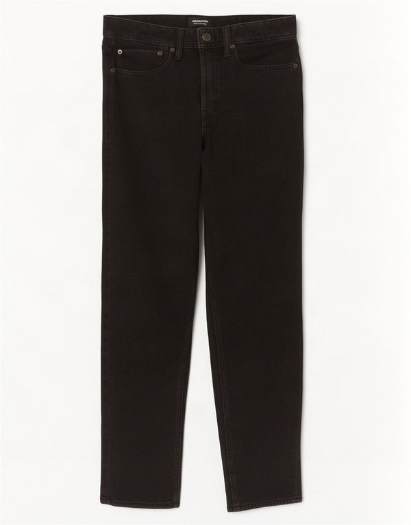 Jeans dritti da uomo Jack & Jones W32 L32 cotone nero