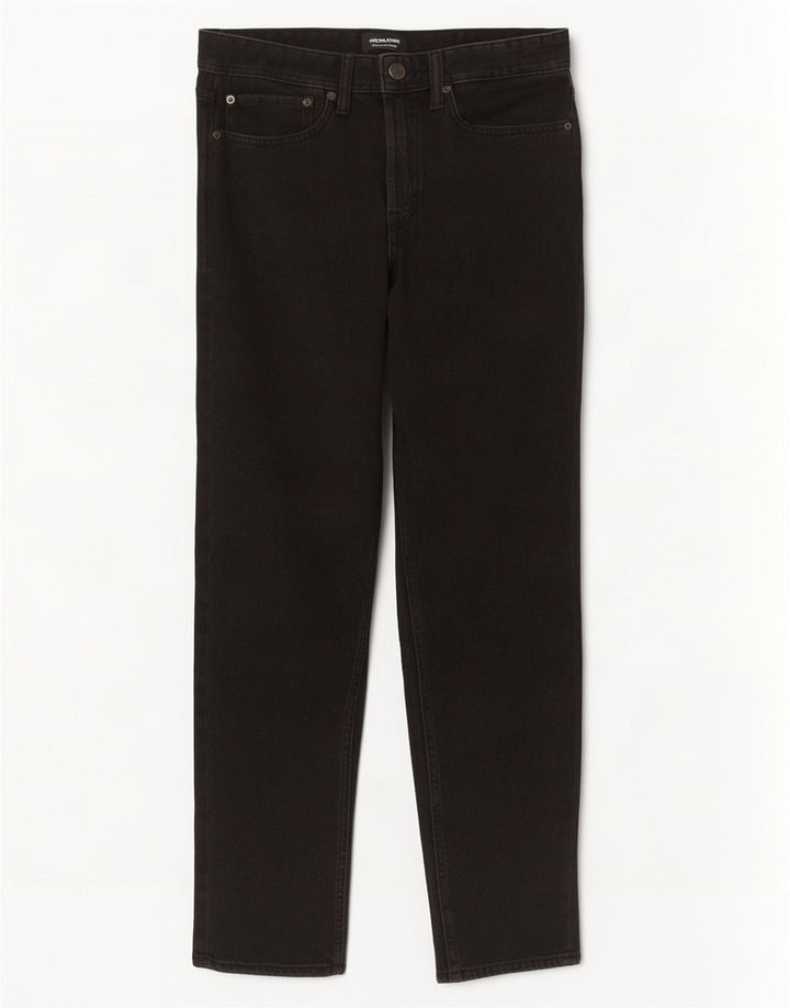 Jeans dritti da uomo Jack & Jones W32 L32 cotone nero