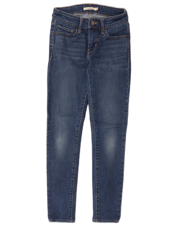 Jeans skinny Levi's da donna 711 W25 L26 poliestere blu