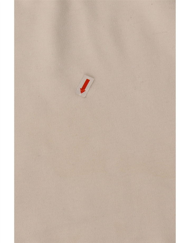 KAPPA Mens Polo Shirt Large White Cotton