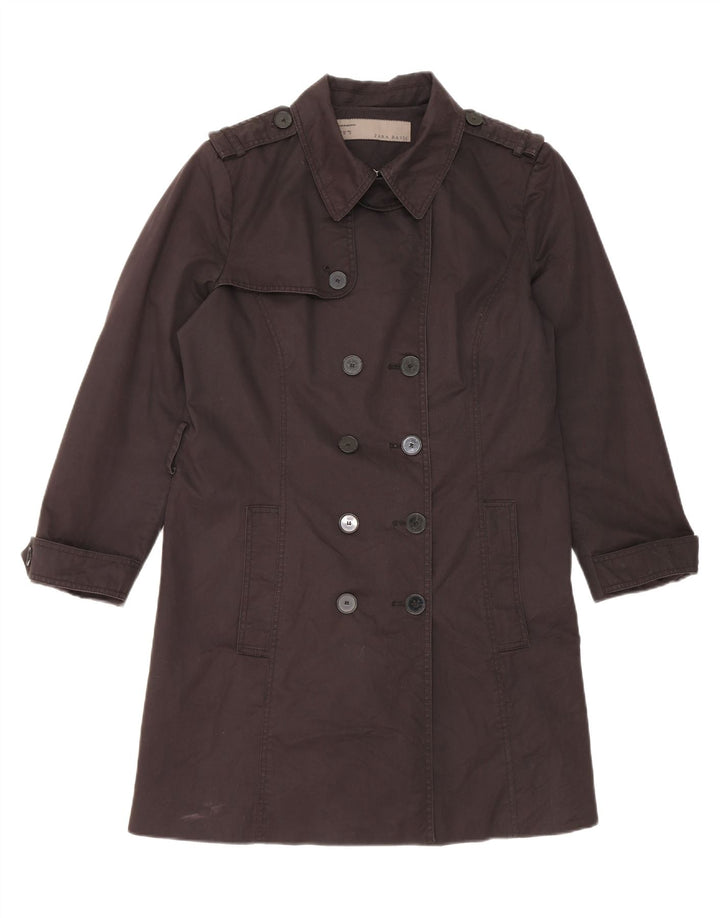 Trench da donna Zara UK 18 XL Nero