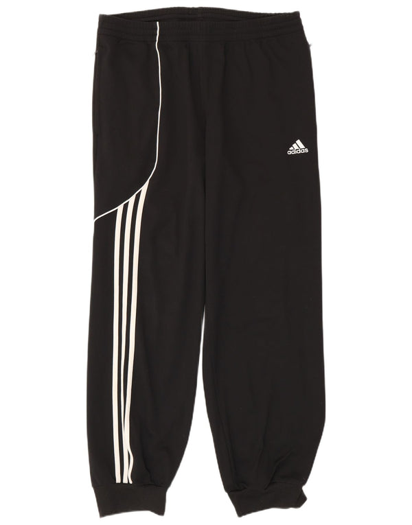 Pantaloni da tuta da uomo ADIDAS Joggers UK 42/44 Large Nero Poliestere