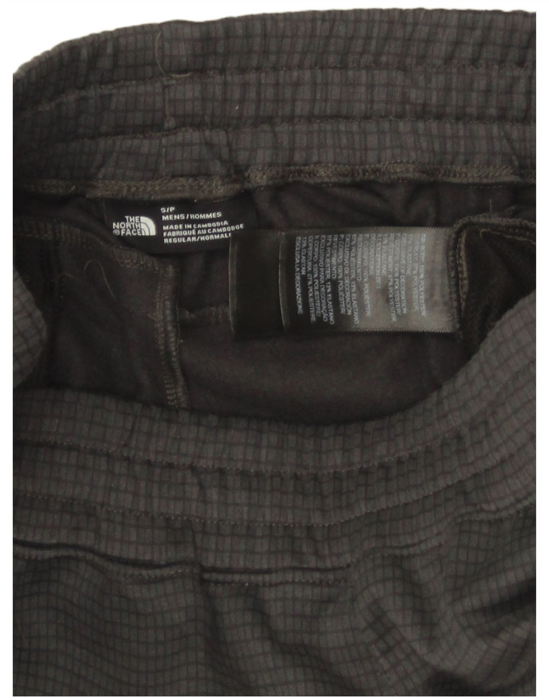The North Face Pantaloni da tuta da uomo con grafica Joggers Small Grey Check