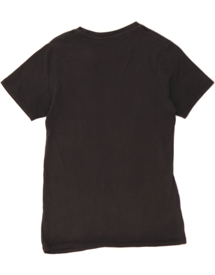 LEVI'S Womens Graphic T-Shirt Top UK 2 2XS Black Vintage Levi's and Second-Hand Levi's from Messina Hembry 