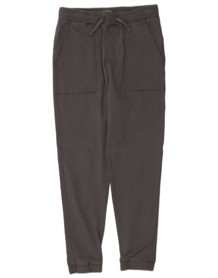 Pantaloni chino da jogging da donna Benetton W30 L26 Grigi