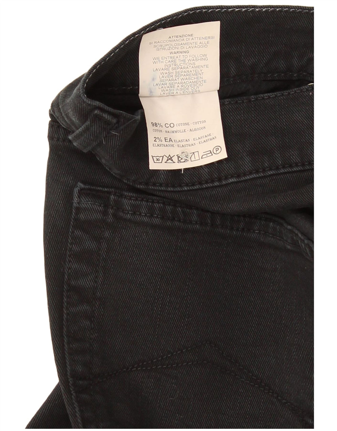 Jeans dritti da uomo Carrera 700 W31 L33 cotone nero