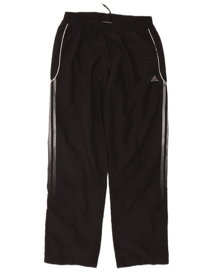 Pantaloni da tuta Adidas Climalite da donna UK 12 Medium Nero Poliestere