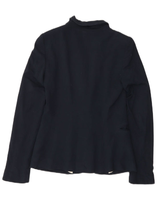 Giacca blazer da donna a 1 bottone Zara UK 10 piccola blu navy