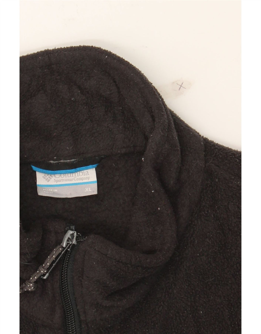 COLUMBIA Womens Fleece Jacket UK 18 XL Black Polyester Vintage Columbia and Second-Hand Columbia from Messina Hembry 