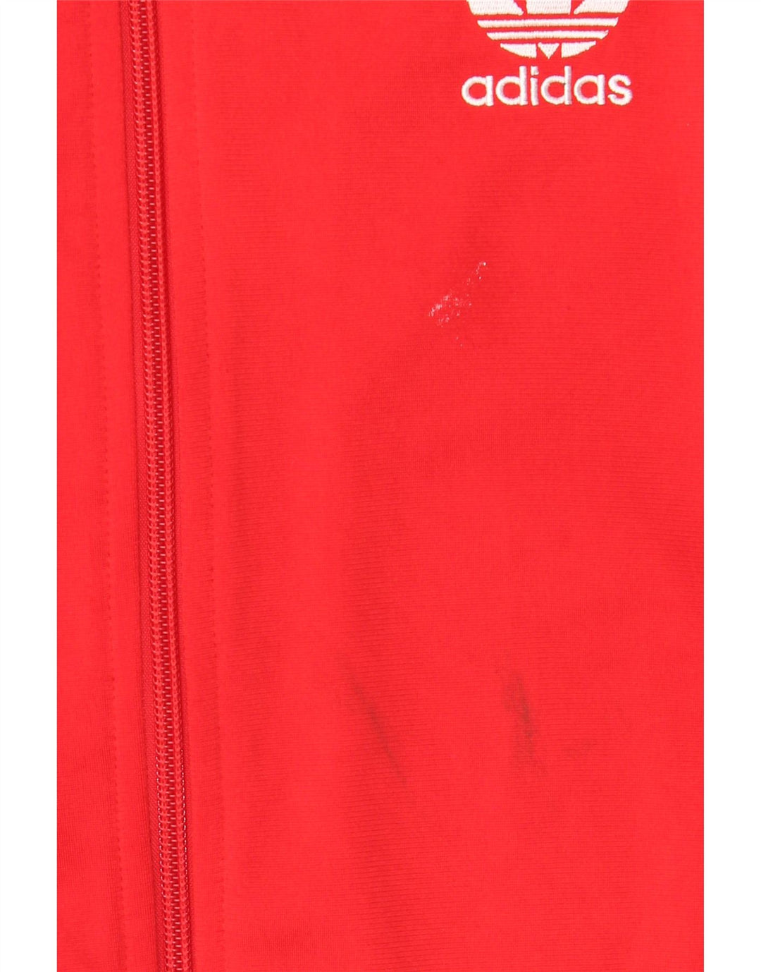 Giacca Top della tuta da ragazzo Adidas 10-11 anni in poliestere rosso