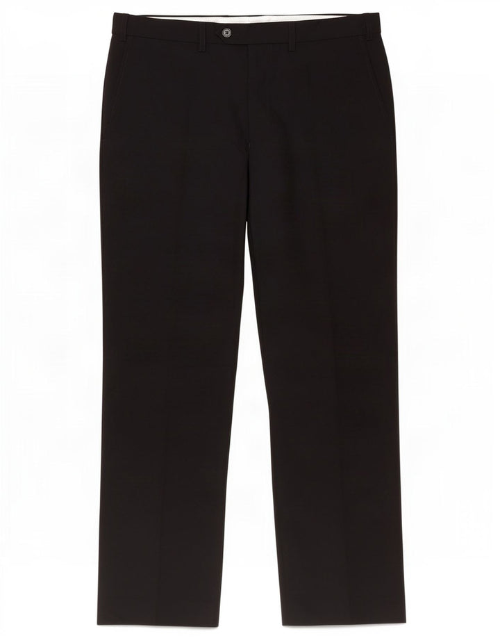 Pantaloni da abito dritti Regular Fit Marks & Spencer da uomo W36 L31 Blu Navy