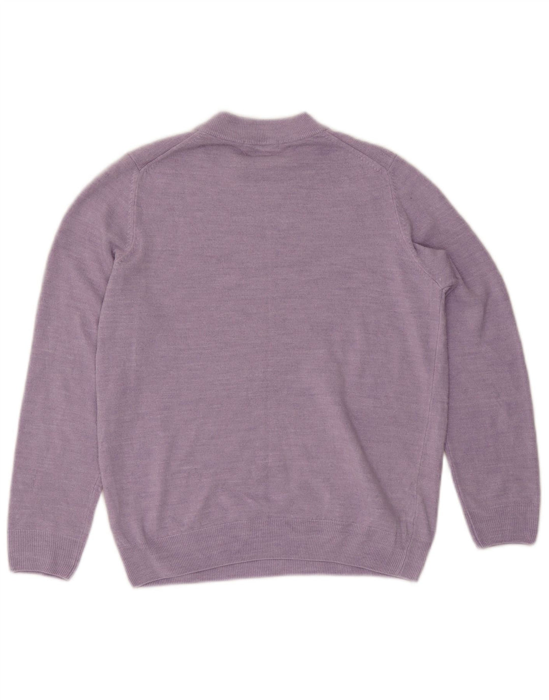 Maglione maglione girocollo da donna Marks & Spencer UK 16 grande viola