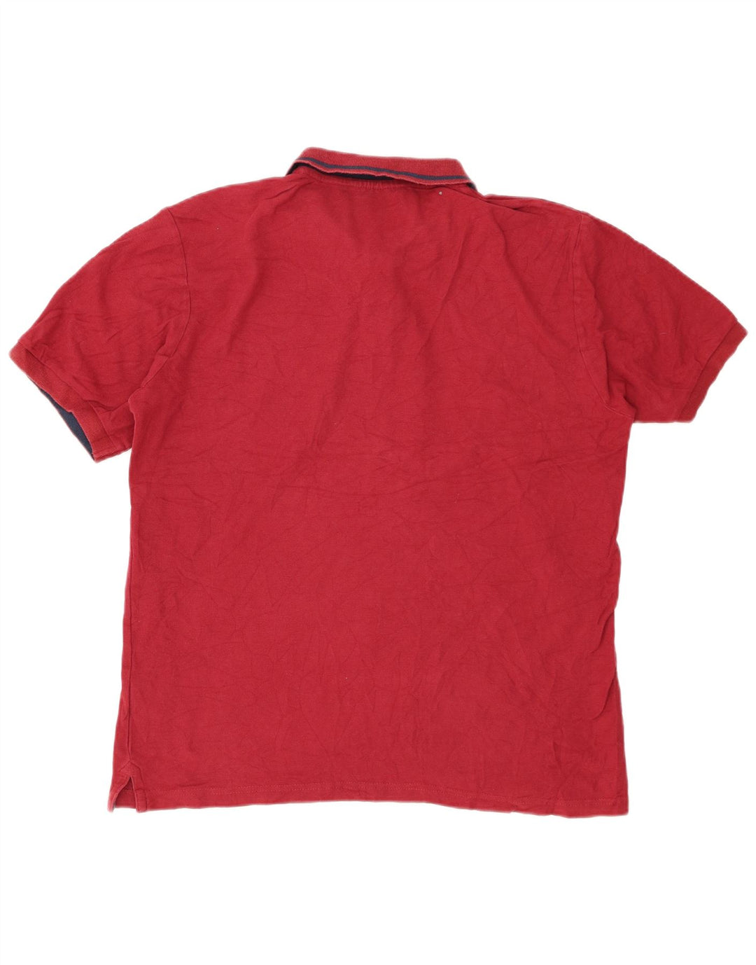 MOUNTAIN WAREHOUSE Polo da uomo grande in cotone rosso