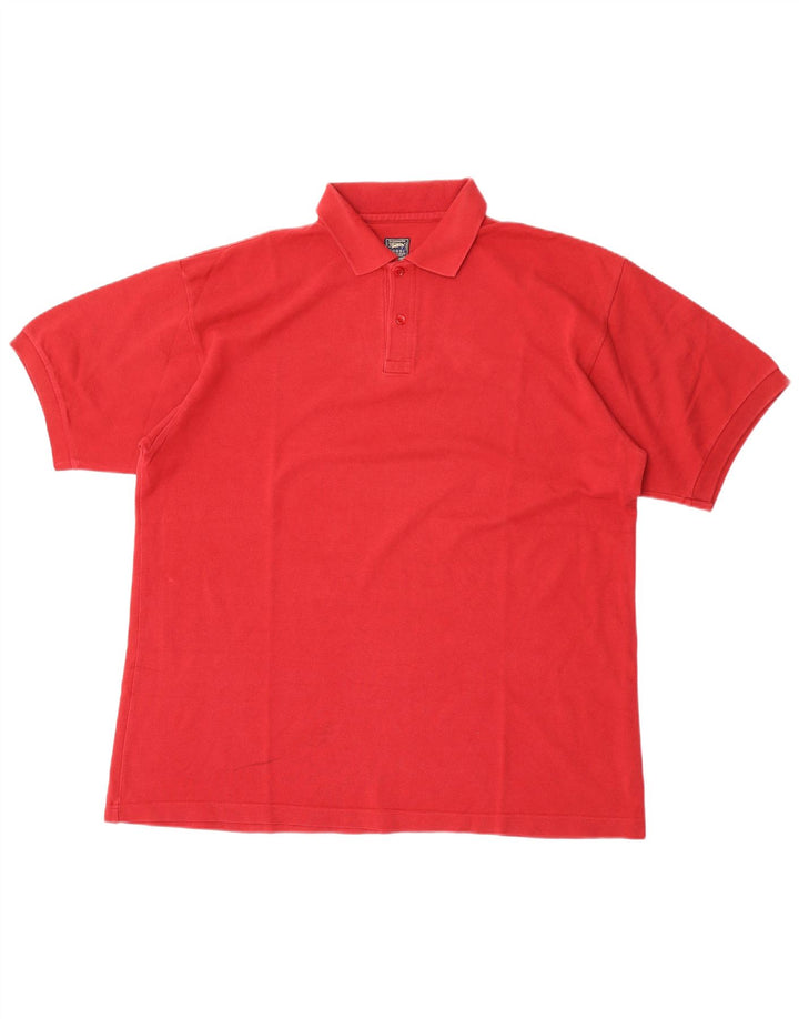 Polo da uomo Boggi XL in cotone rosso