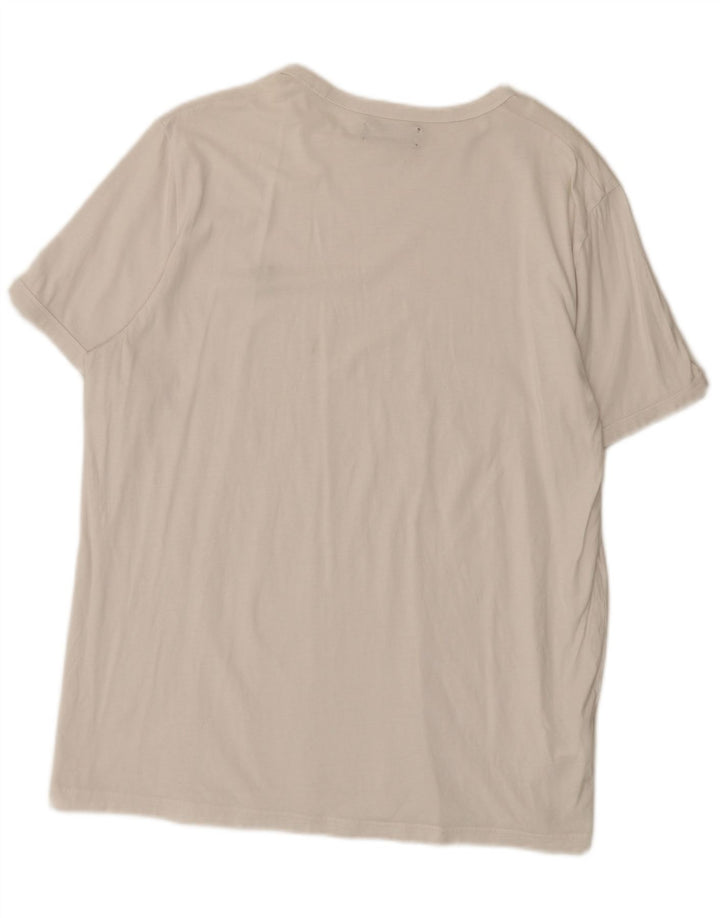 T-shirt da uomo Fred Perry Top XL in cotone bianco