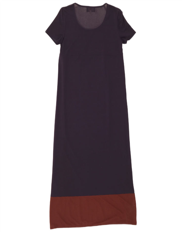 Abito lungo da donna Blue Eagle di Les Copains IT 42 Medium Navy Colourblock