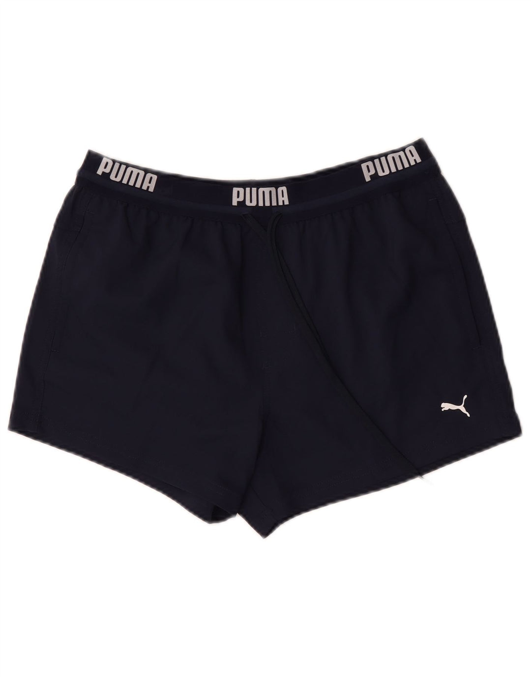 Pantaloncini sportivi grafici da uomo Puma medi in poliestere blu navy