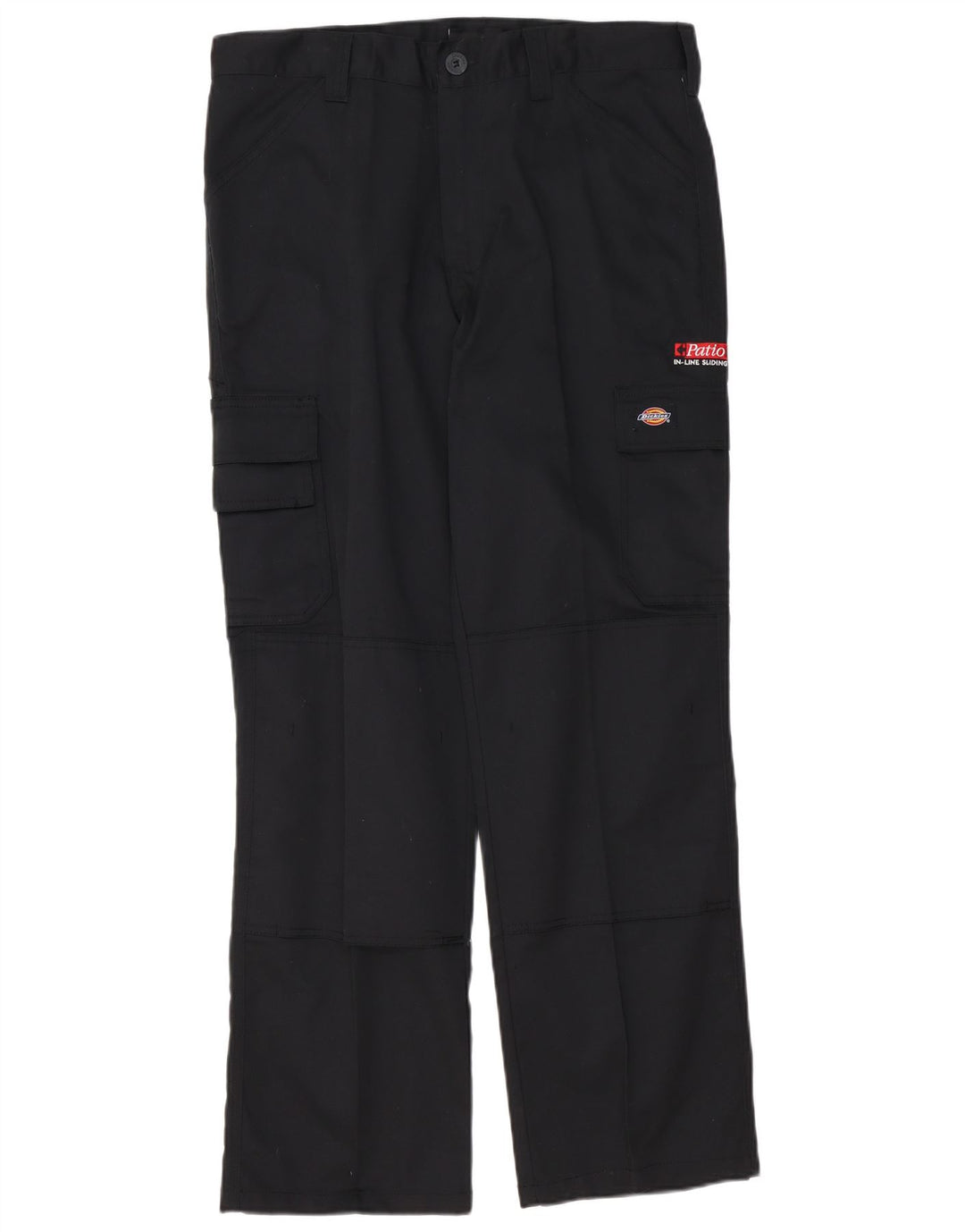 Pantaloni cargo dritti da uomo Dickies W34 L31 poliestere nero