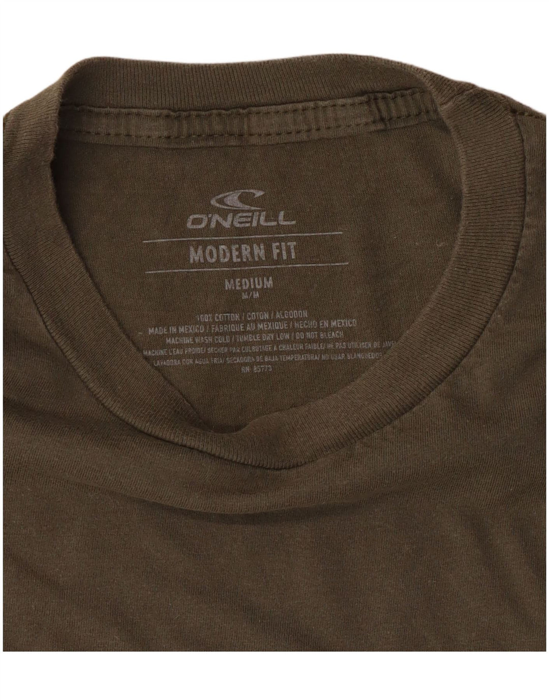 T-shirt grafica da uomo Modern Fit O'Neill in cotone verde medio