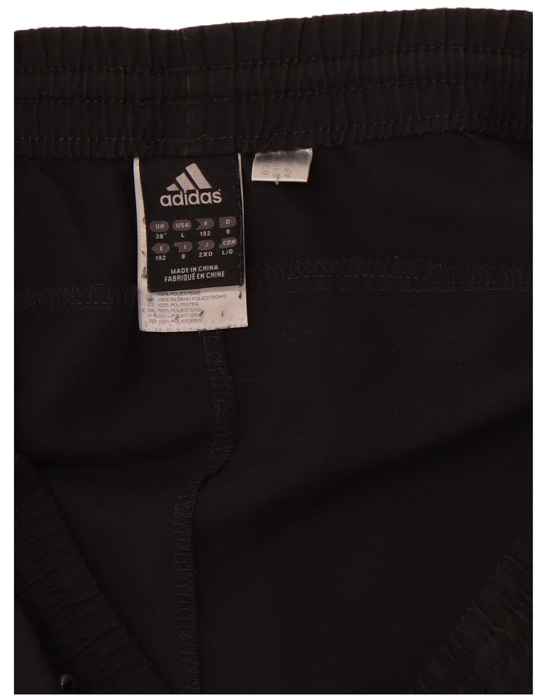 Pantaloncini sportivi da uomo Adidas XL poliestere nero