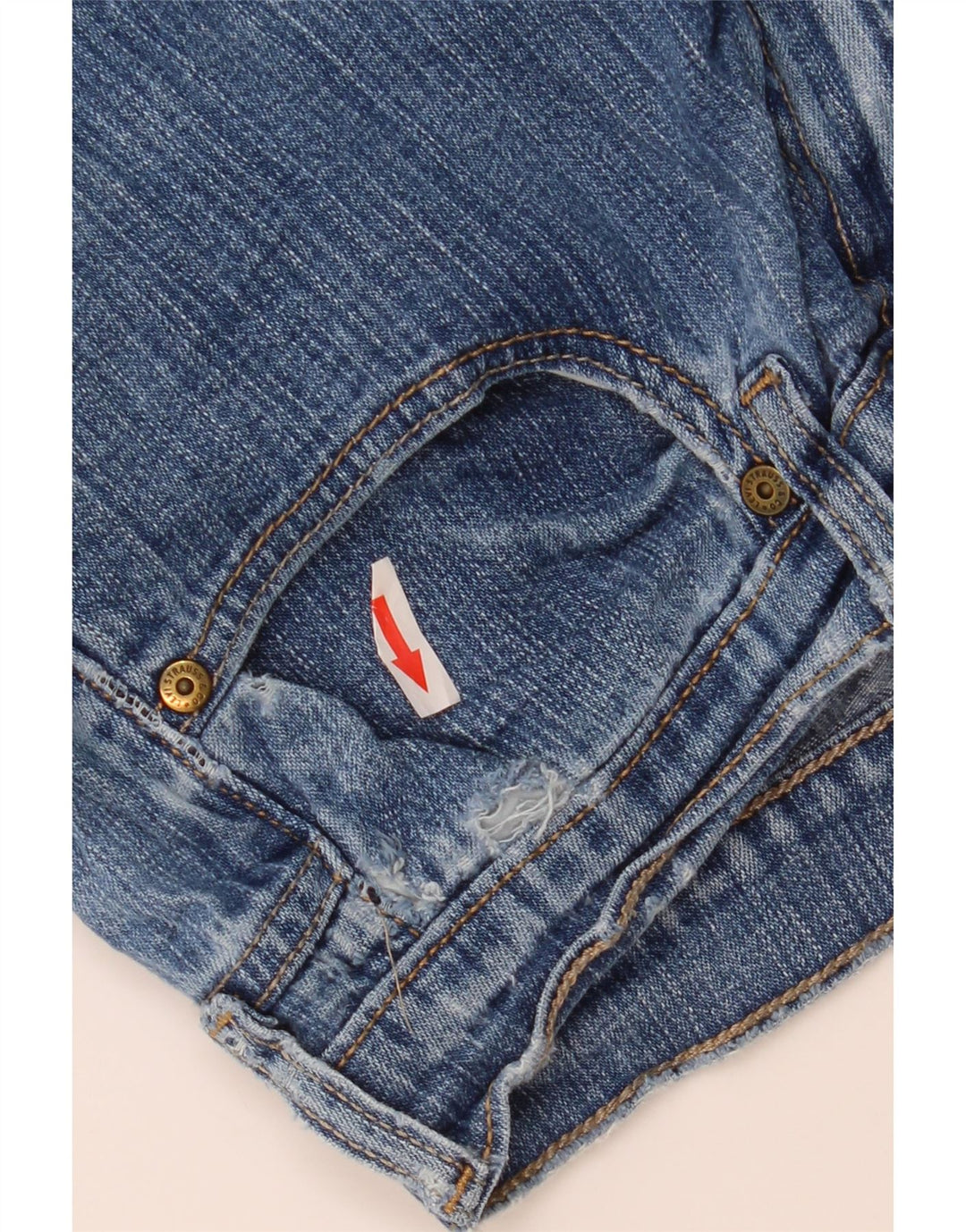 Jeans Levi's 515 Bootcut da donna US 8 medio W30 L34 cotone blu