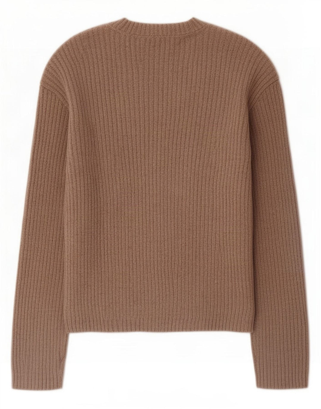 Maglione maglione girocollo oversize da donna Marks & Spencer UK 10 piccolo marrone