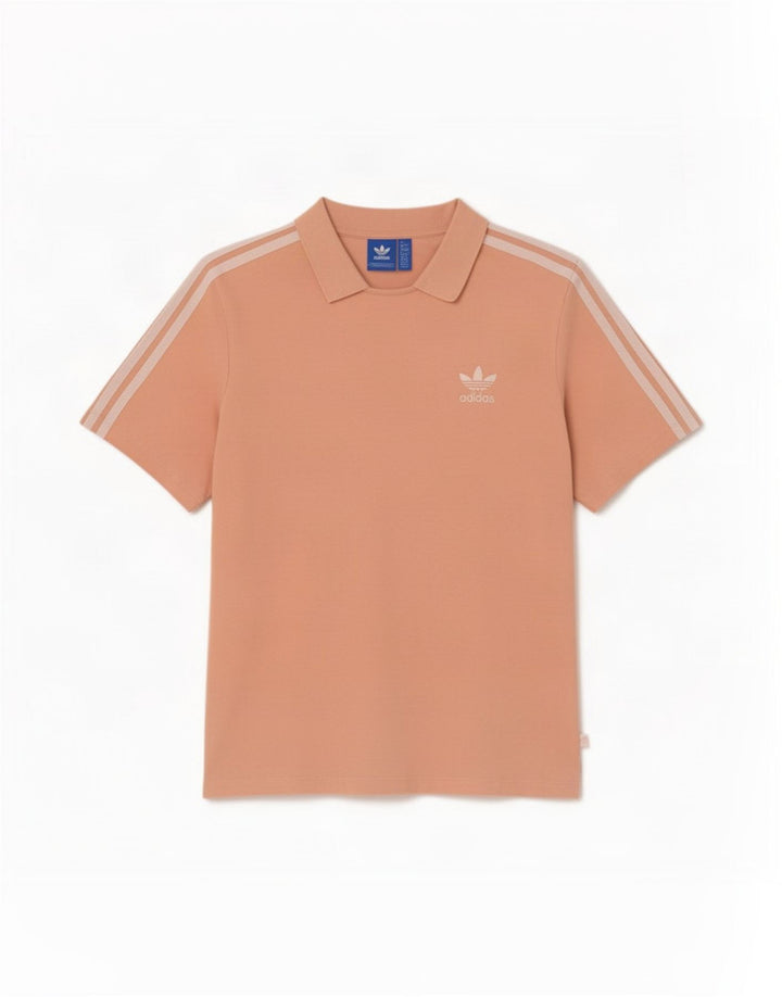 Polo Adidas da donna UK 12 cotone rosa medio