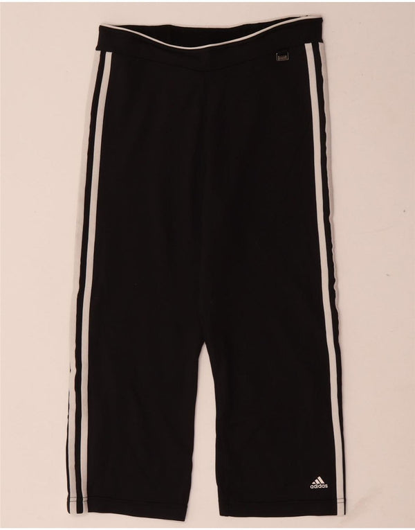 Pantaloni da tuta da donna Adidas Capri Joggers UK 10 Small Nero Poliammide