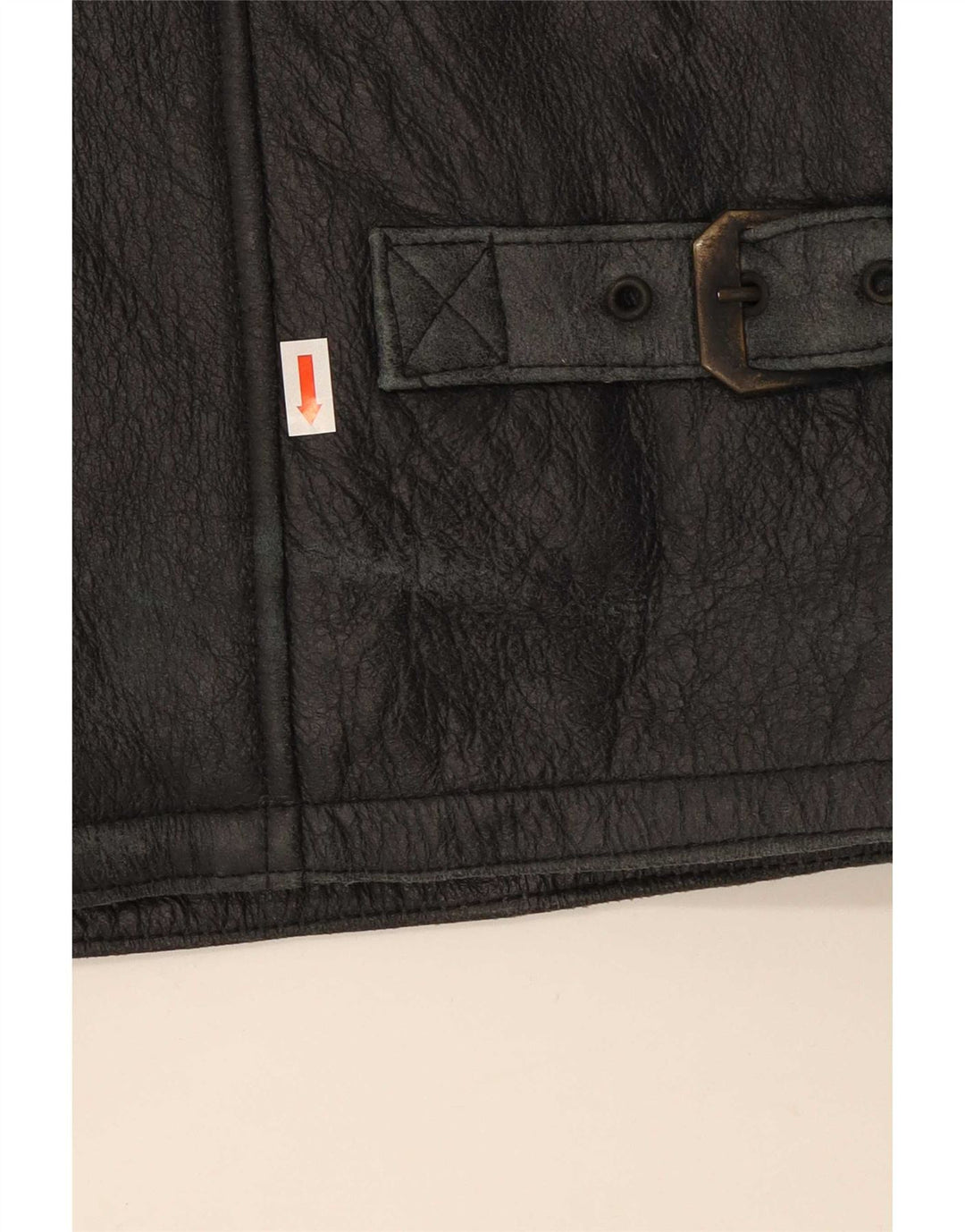 Ultsch Giubbotto in shearling da uomo UK 42 XL Nero