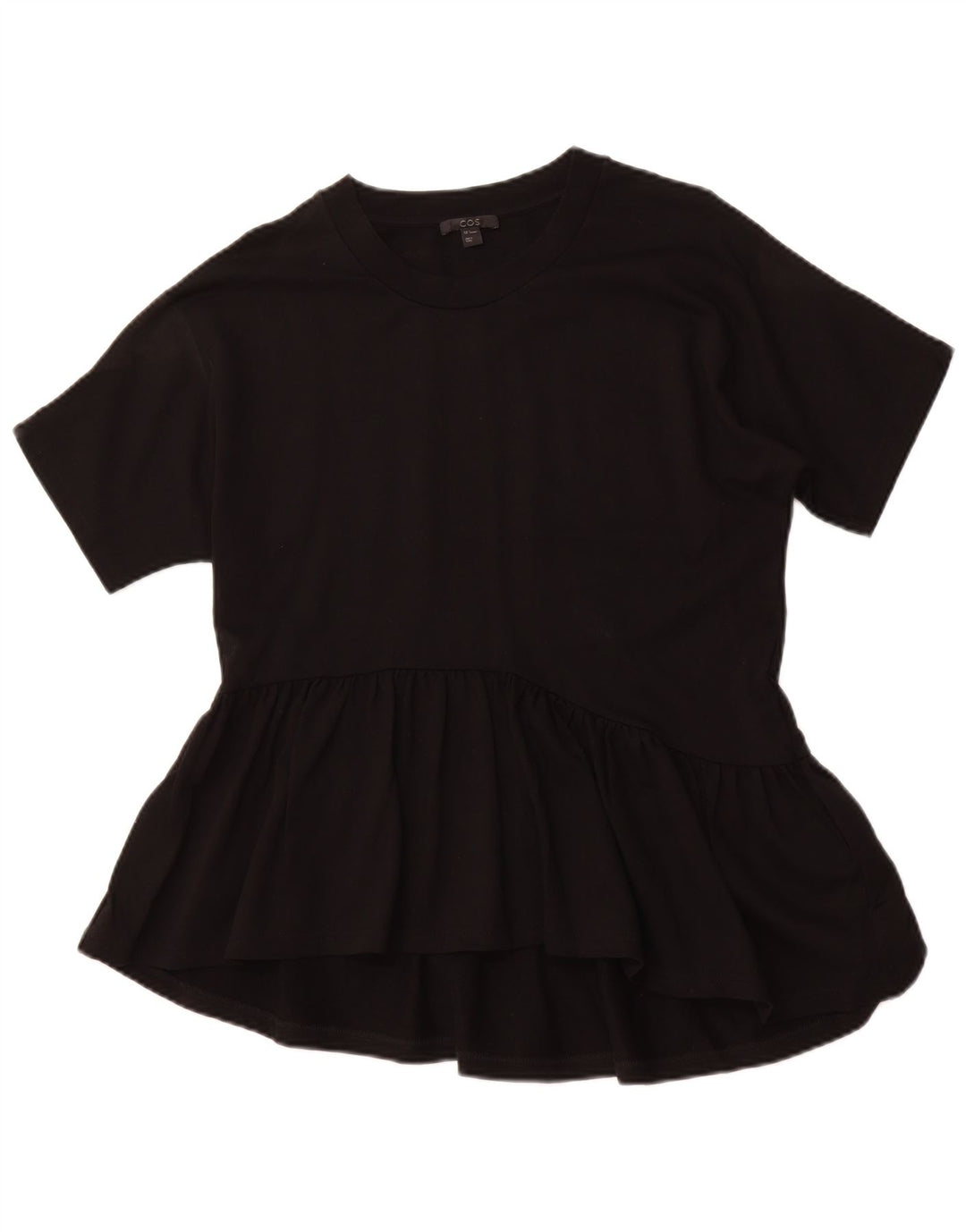 Camicetta da donna COS Top UK 10 piccola in cotone nero
