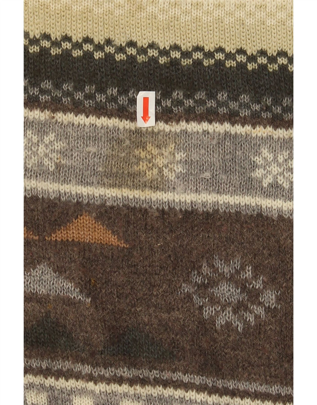 Marks & Spencer Maglione maglione girocollo da uomo St. Michael piccolo marrone