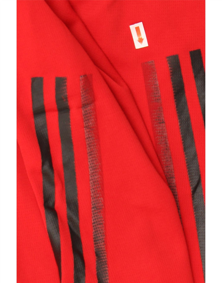 Pantaloncini sportivi Adidas Aeroready da uomo di grandi dimensioni in poliestere rosso
