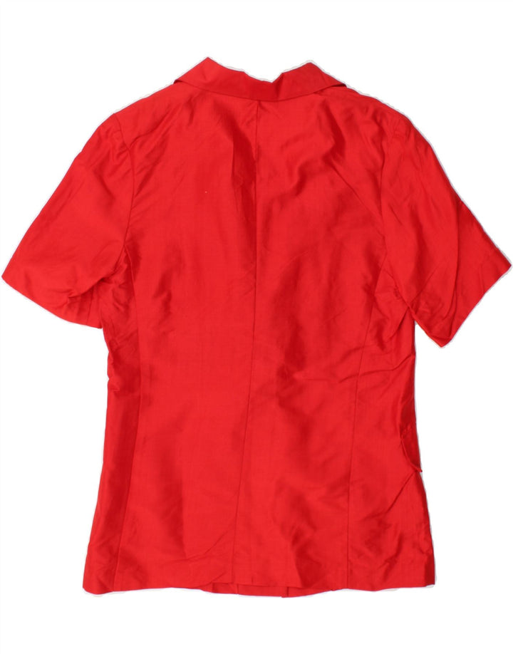 VINTAGE Womens 1 Button 2 Piece Set UK 12 Medium Red Vintage Vintage and Second-Hand Vintage from Messina Hembry 