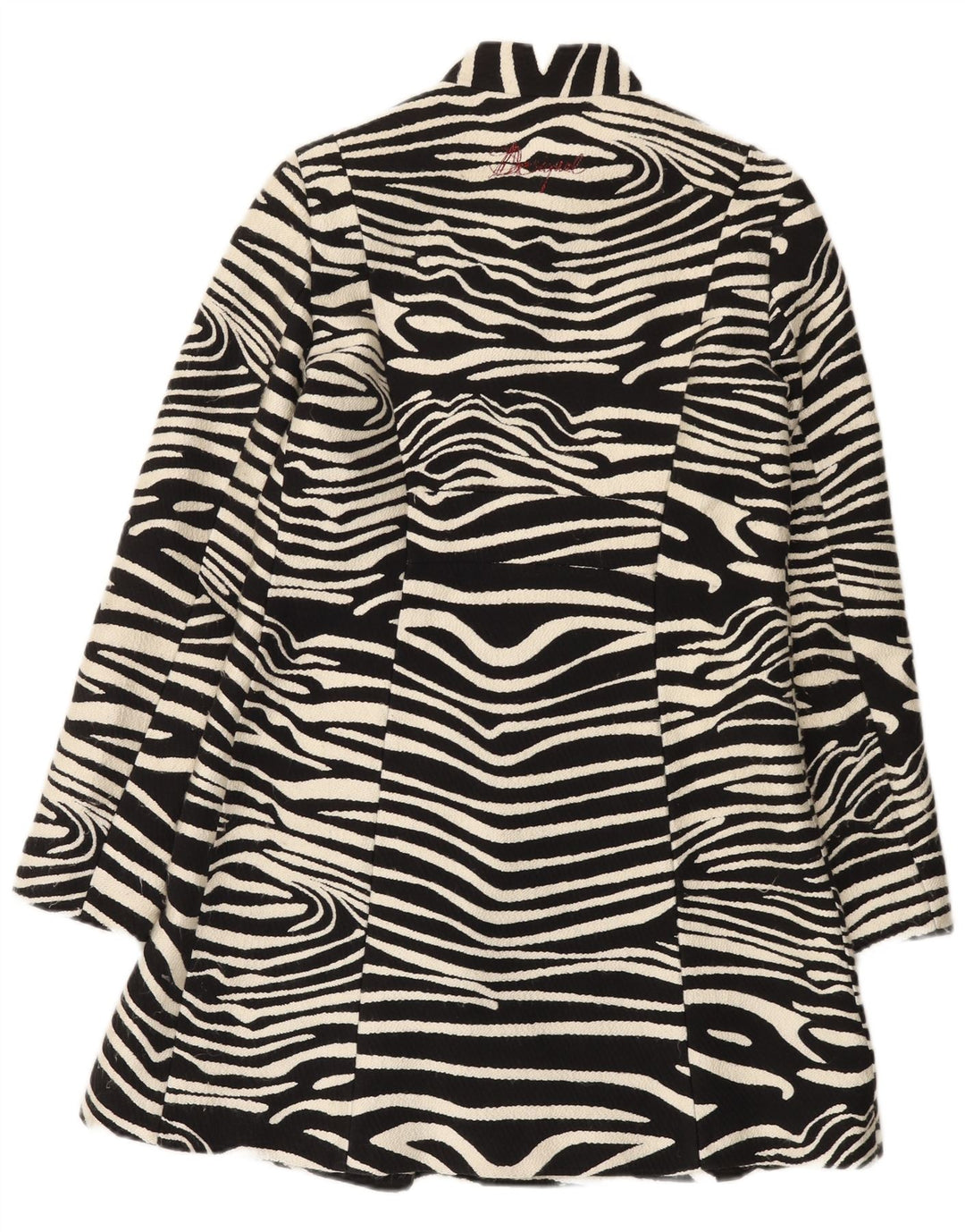 Soprabito da donna Desigual EU 42 grande stampa animalier nera