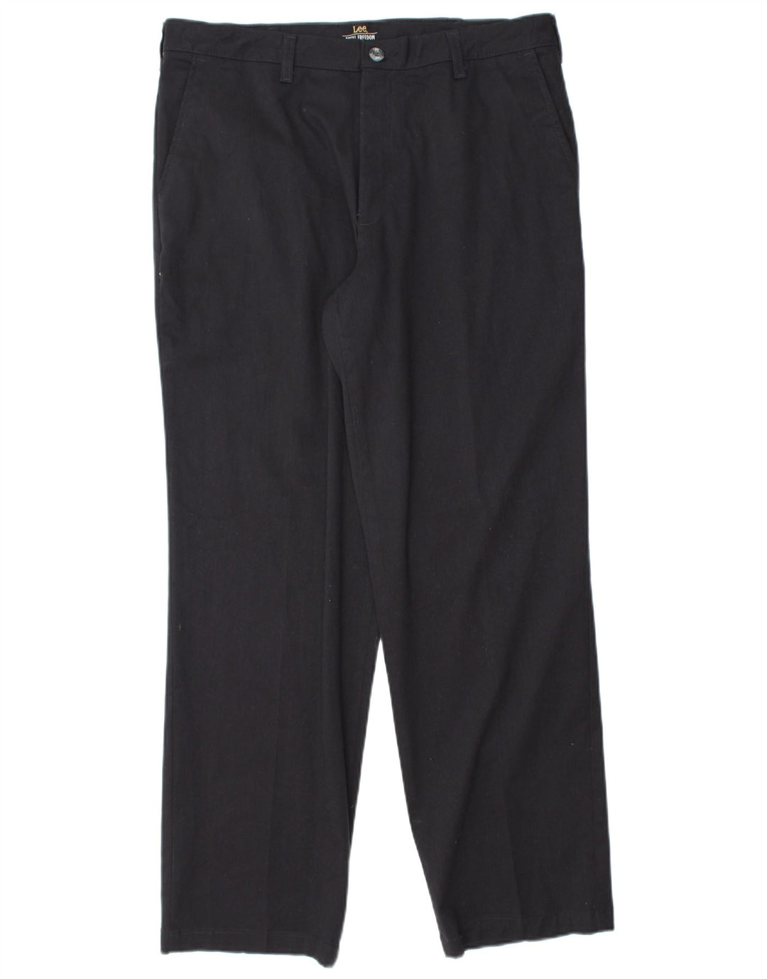 Pantaloni chino dritti da uomo LEE W34 L30 in cotone blu navy