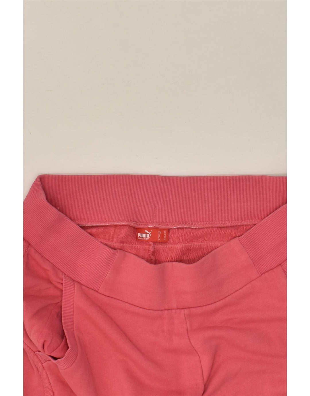 PUMA Womens Capri Tracksuit Trousers Joggers UK 12 Medium  Pink | Vintage Puma | Thrift | Second-Hand Puma | Used Clothing | Messina Hembry 