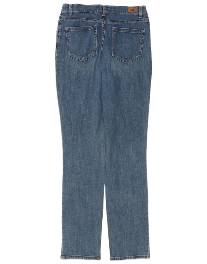 Jeans dritti Lee da donna vestibilità classica US 8 medio W28 L32 cotone blu