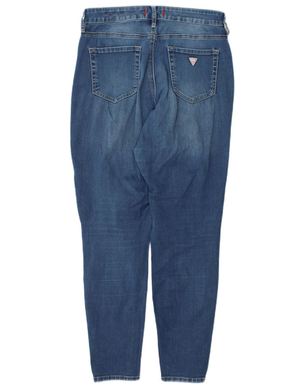 Jeans skinny a vita alta da donna Guess W30 L29 Blu