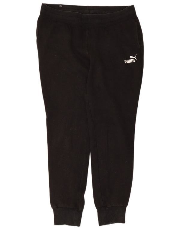 Pantaloni da tuta da donna Puma Joggers UK 14 Large Nero Poliestere