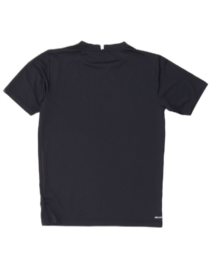T-shirt da uomo New Balance Top XS blu navy in poliestere