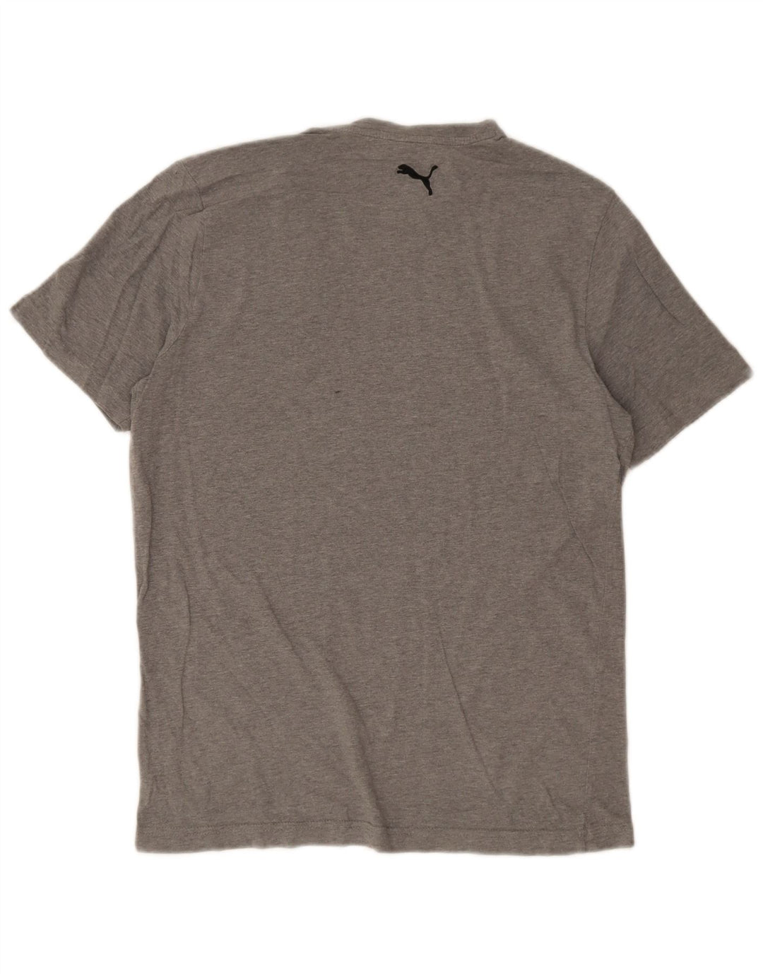 T-shirt grafica da uomo Puma Top grigio medio chiazzato
