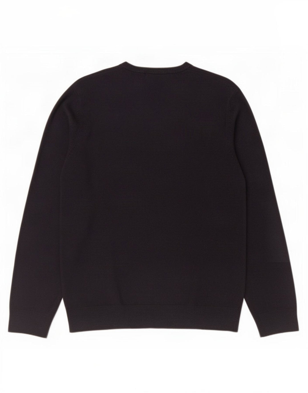 Maglione da uomo Marks & Spencer con scollo a V blu Harbour, acrilico blu scuro medio