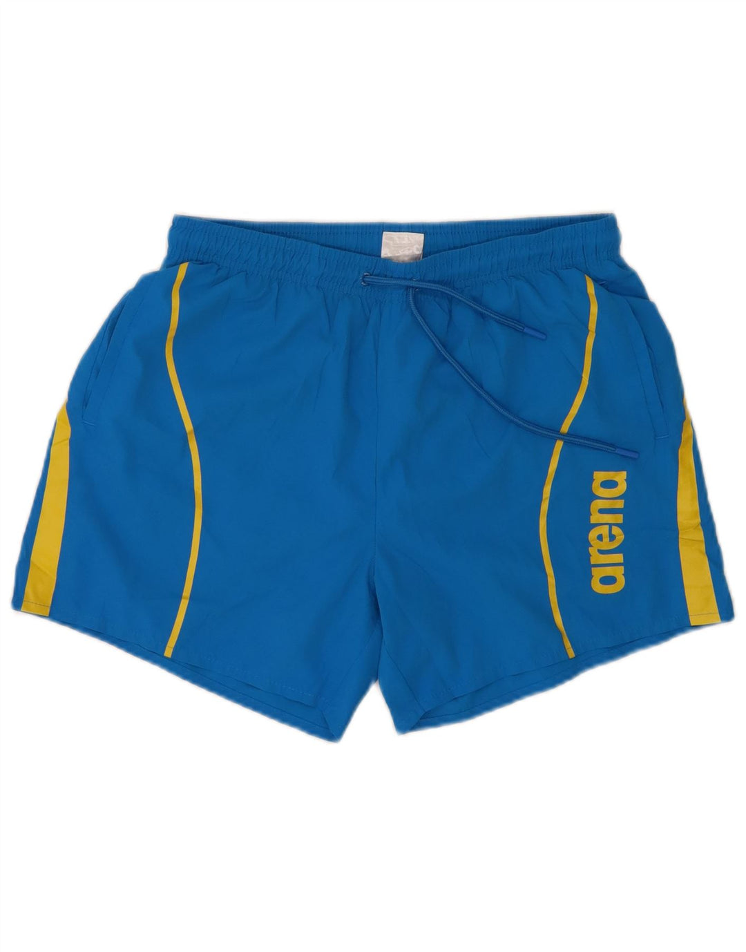 ARENA Womens Graphic Sport Shorts UK 14 Large  Blue