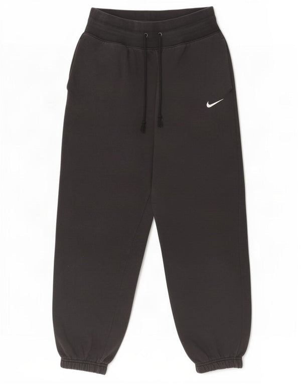 Pantaloni da tuta da uomo Nike Loose Fit, pantaloni da jogging, piccoli, cotone nero