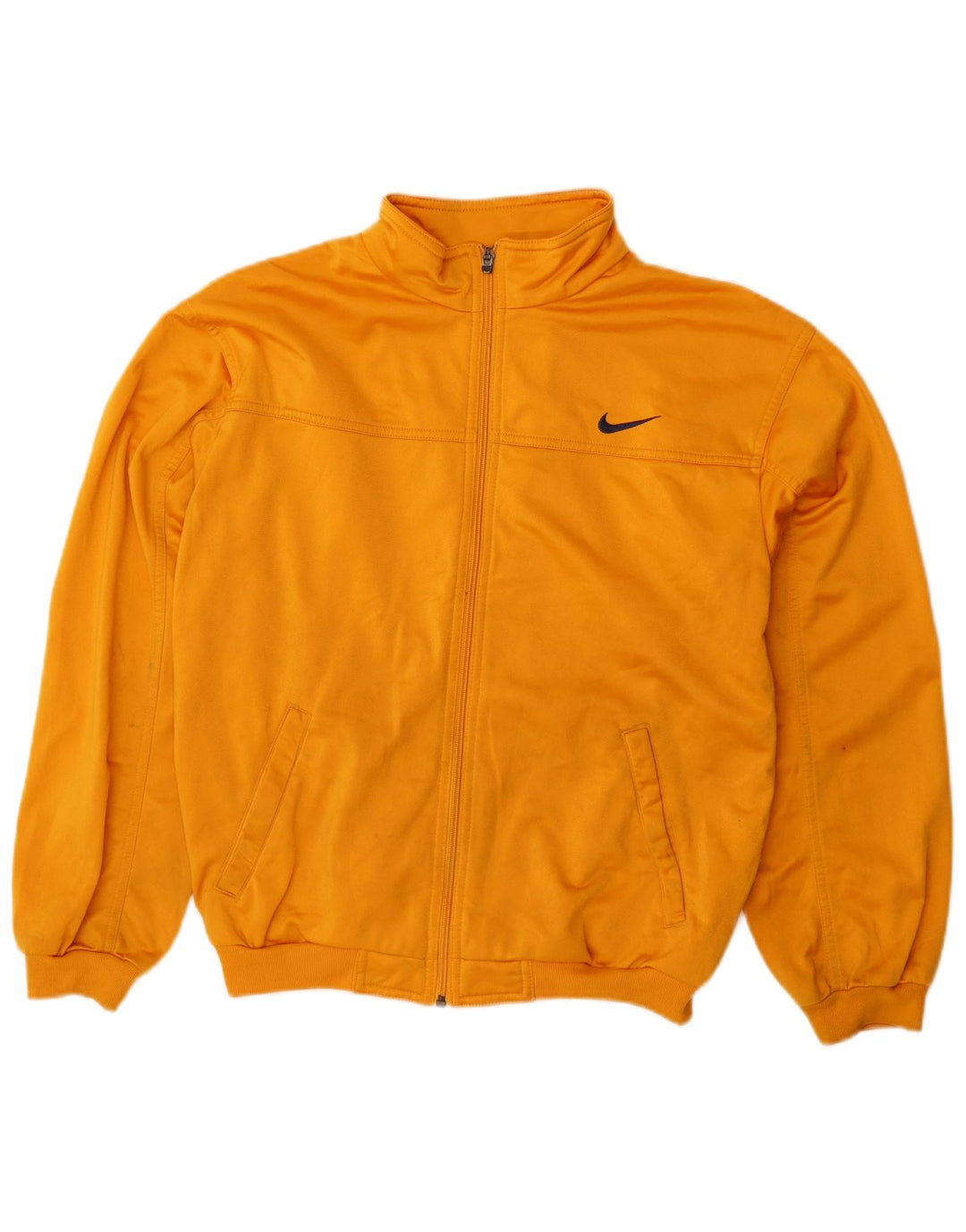 Giacca superiore della tuta da ragazzo Nike 13-14 anni XL poliestere giallo