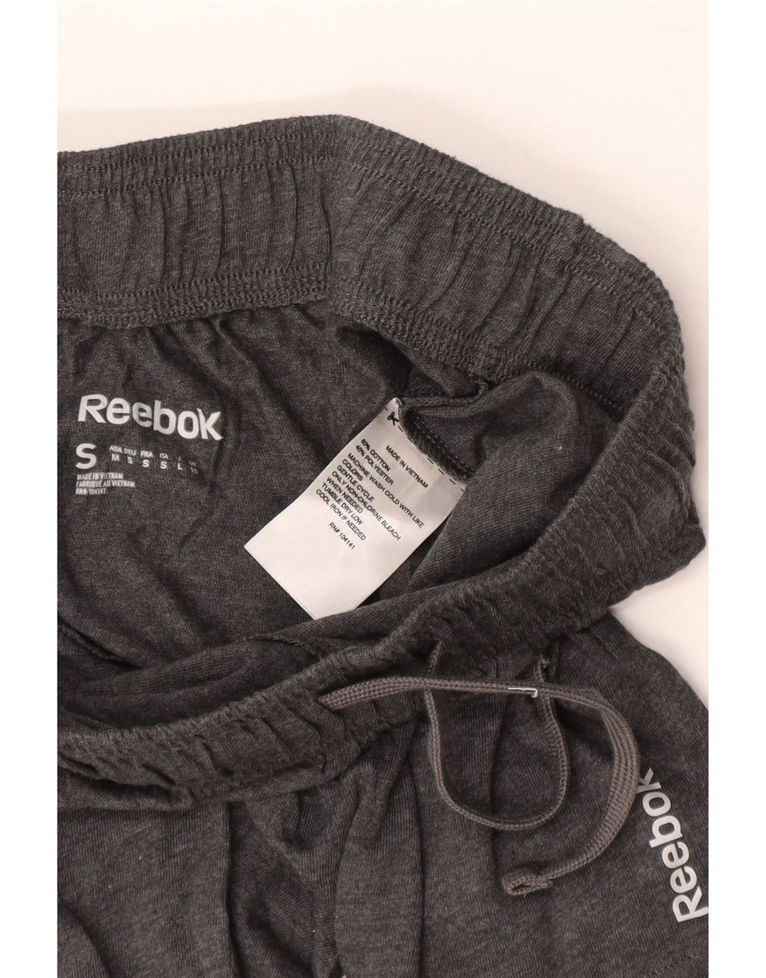 Pantaloncini sportivi REEBOK da donna UK 10 piccoli in cotone grigio