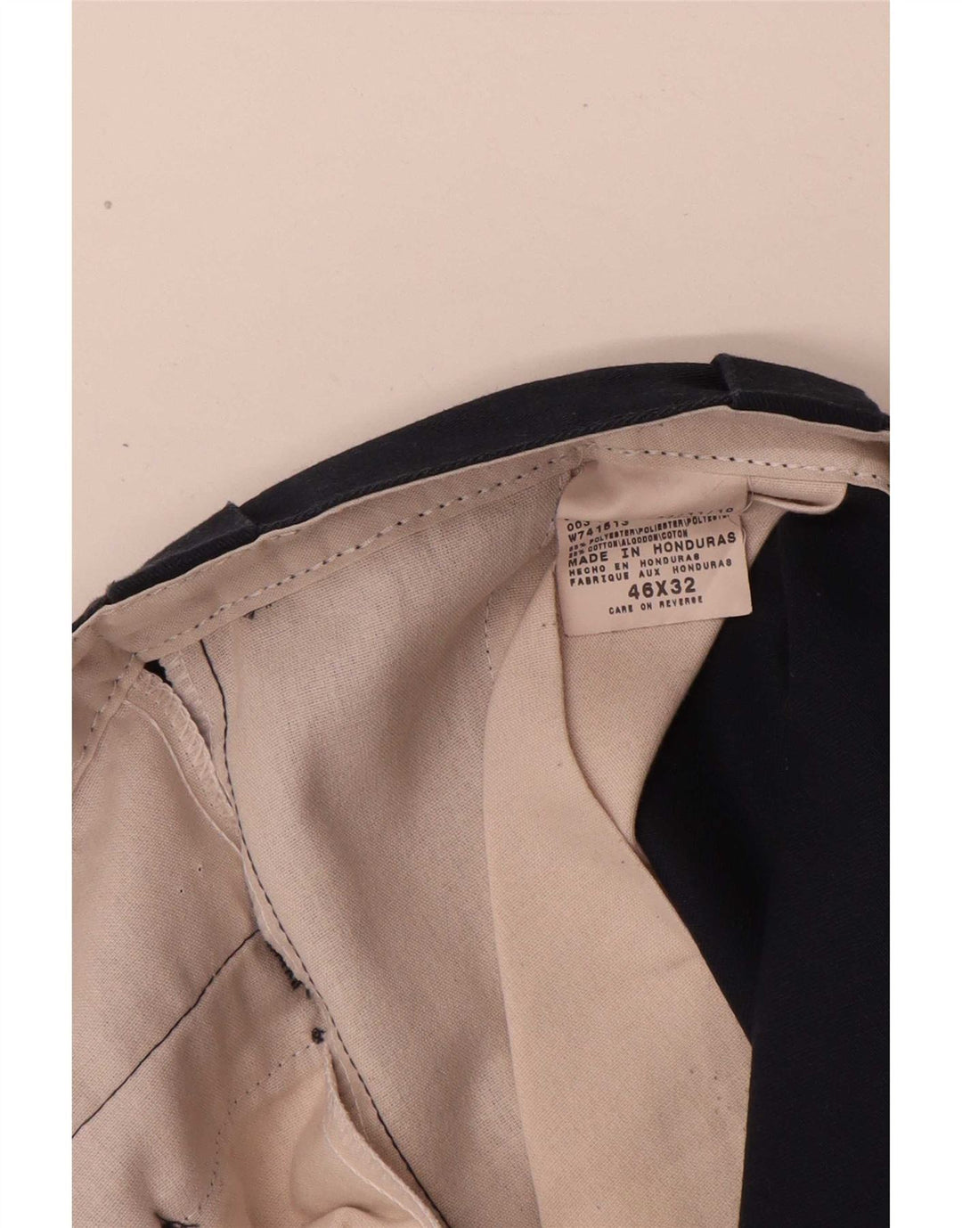Pantaloni chino dritti da uomo 874 Dickies W46 L32 poliestere blu navy